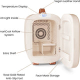 Mini Fridge, Professional Compact Fridge for Skincare, Mini Cosmetics, Makeup, 5 Liter (Cream White, 5L)