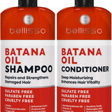 Batana Oil Shampoo and Conditioner Set Thickening Hair Products for Women And