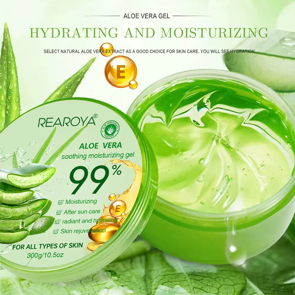Products Face Moisturizing Aloe Vera Gel Cream Acne Treatment Face Cream Sun after Repair Sleeping Mask Face Care Skin Care Tool