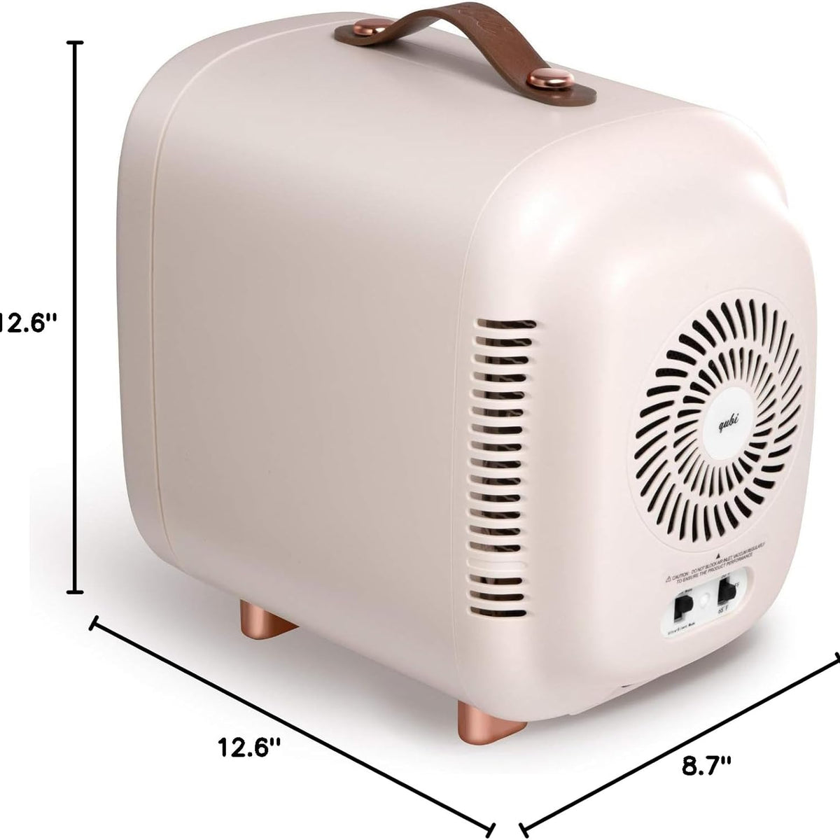 Mini Fridge, Professional Compact Fridge for Skincare, Mini Cosmetics, Makeup, 5 Liter (Cream White, 5L)