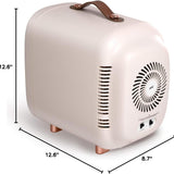 Mini Fridge, Professional Compact Fridge for Skincare, Mini Cosmetics, Makeup, 5 Liter (Cream White, 5L)