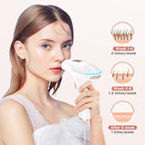 3-In-1 Laser Epilator Painless IPL Hair Removal for Women Bikini Legs Arms Laser Hair Remover 999900 Flash Permanent Depilato