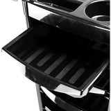 Salon Trolley Cart with Wheels, 5 Drawers, Hair Cart Rolling Storage Organizer Barber Station, Salon Cart for Hair Stylist