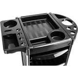 Salon Trolley Cart with Wheels, 5 Drawers, Hair Cart Rolling Storage Organizer Barber Station, Salon Cart for Hair Stylist