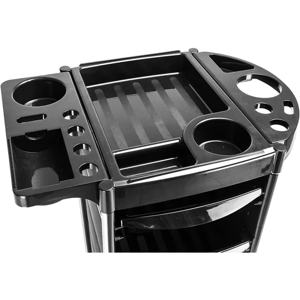 Salon Trolley Cart with Wheels, 5 Drawers, Hair Cart Rolling Storage Organizer Barber Station, Salon Cart for Hair Stylist