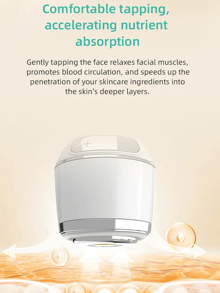 KiCA Skincare Device Face Lifting Tighten Skin Rejuvenation Gentle Warm Compress Ion Therapy Enhanced Cleansing Tool