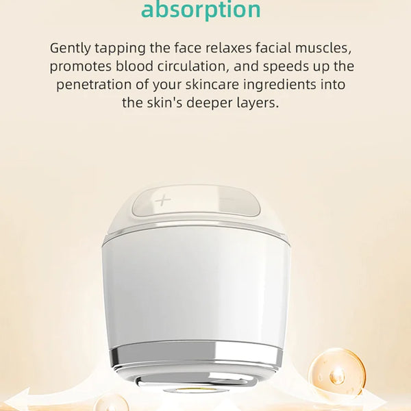 KiCA Skincare Device Face Lifting Tighten Skin Rejuvenation Gentle Warm Compress Ion Therapy Enhanced Cleansing Tool