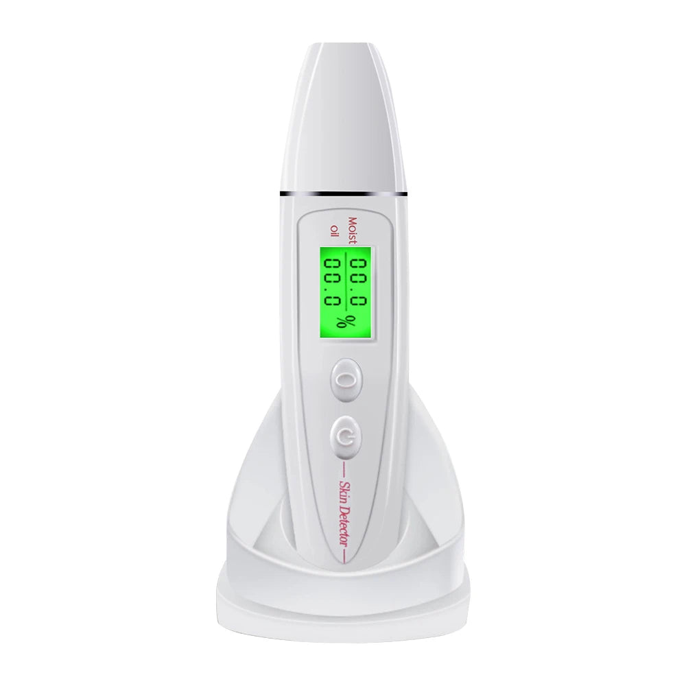 Face Skin Tester Portable Skin Analyzer Digital Aesthetic Moisture Tester Water Oil Monitor for Skin Care Skin Diagnostic Device
