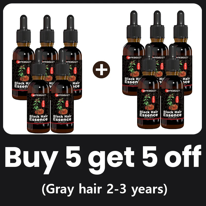 Hair care essential oil nourishes the scalp to produce black hair and refreshing oil control to strengthen hair roots