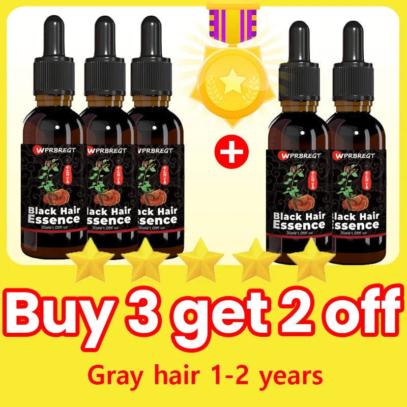 Hair care essential oil nourishes the scalp to produce black hair and refreshing oil control to strengthen hair roots