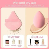 Makeup Blenders with Hair & Wrist Band Set