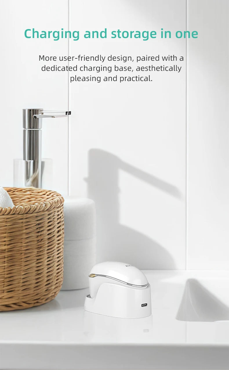 KiCA Skincare Device Face Lifting Tighten Skin Rejuvenation Gentle Warm Compress Ion Therapy Enhanced Cleansing Tool