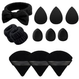 Makeup Blenders with Hair & Wrist Band Set
