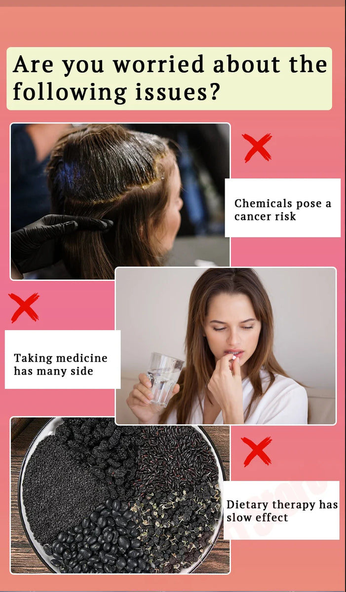 Hair care essential oil nourishes the scalp to produce black hair and refreshing oil control to strengthen hair roots