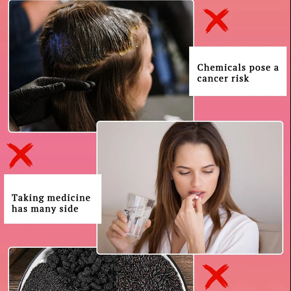 Hair care essential oil nourishes the scalp to produce black hair and refreshing oil control to strengthen hair roots