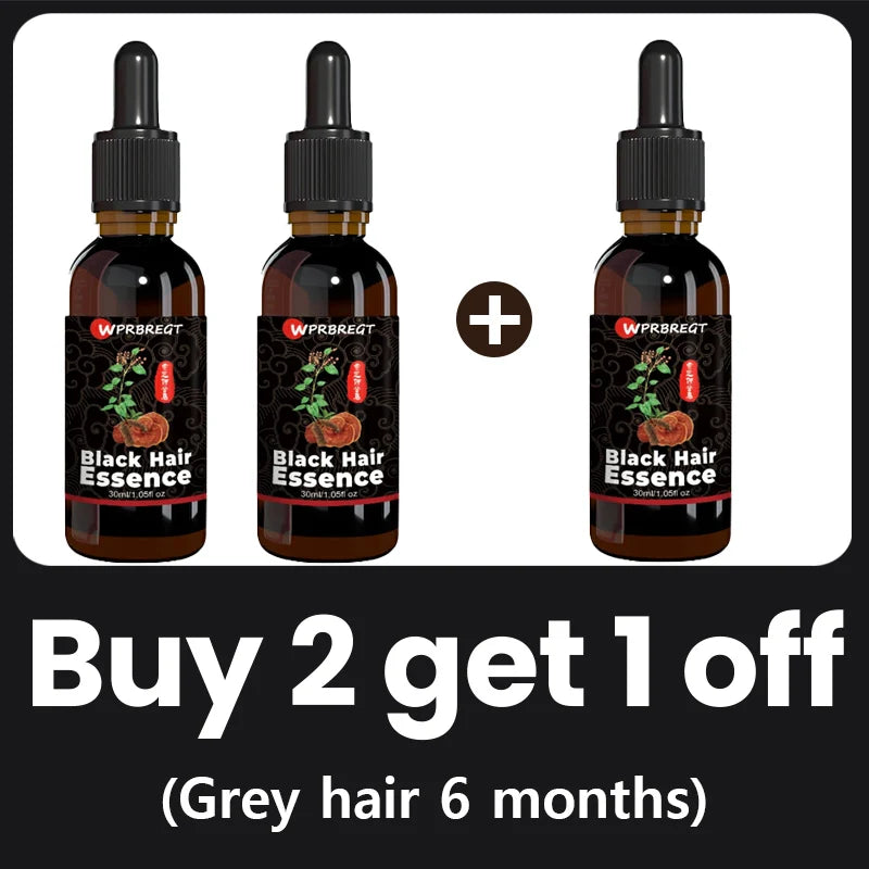 Hair care essential oil nourishes the scalp to produce black hair and refreshing oil control to strengthen hair roots