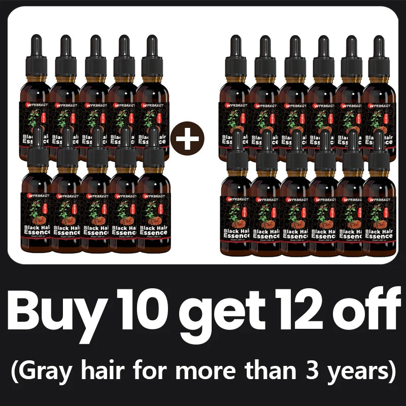 Hair care essential oil nourishes the scalp to produce black hair and refreshing oil control to strengthen hair roots