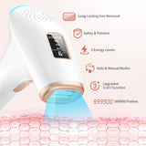 3-In-1 Laser Epilator Painless IPL Hair Removal for Women Bikini Legs Arms Laser Hair Remover 999900 Flash Permanent Depilato