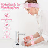 Makeup Blenders with Hair & Wrist Band Set